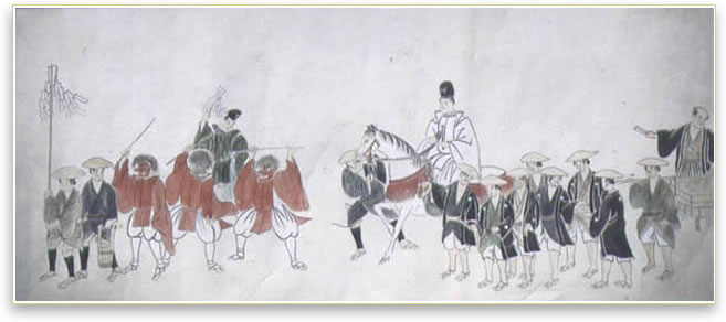 三笠山 春日神社 大潮汲み神事絵巻